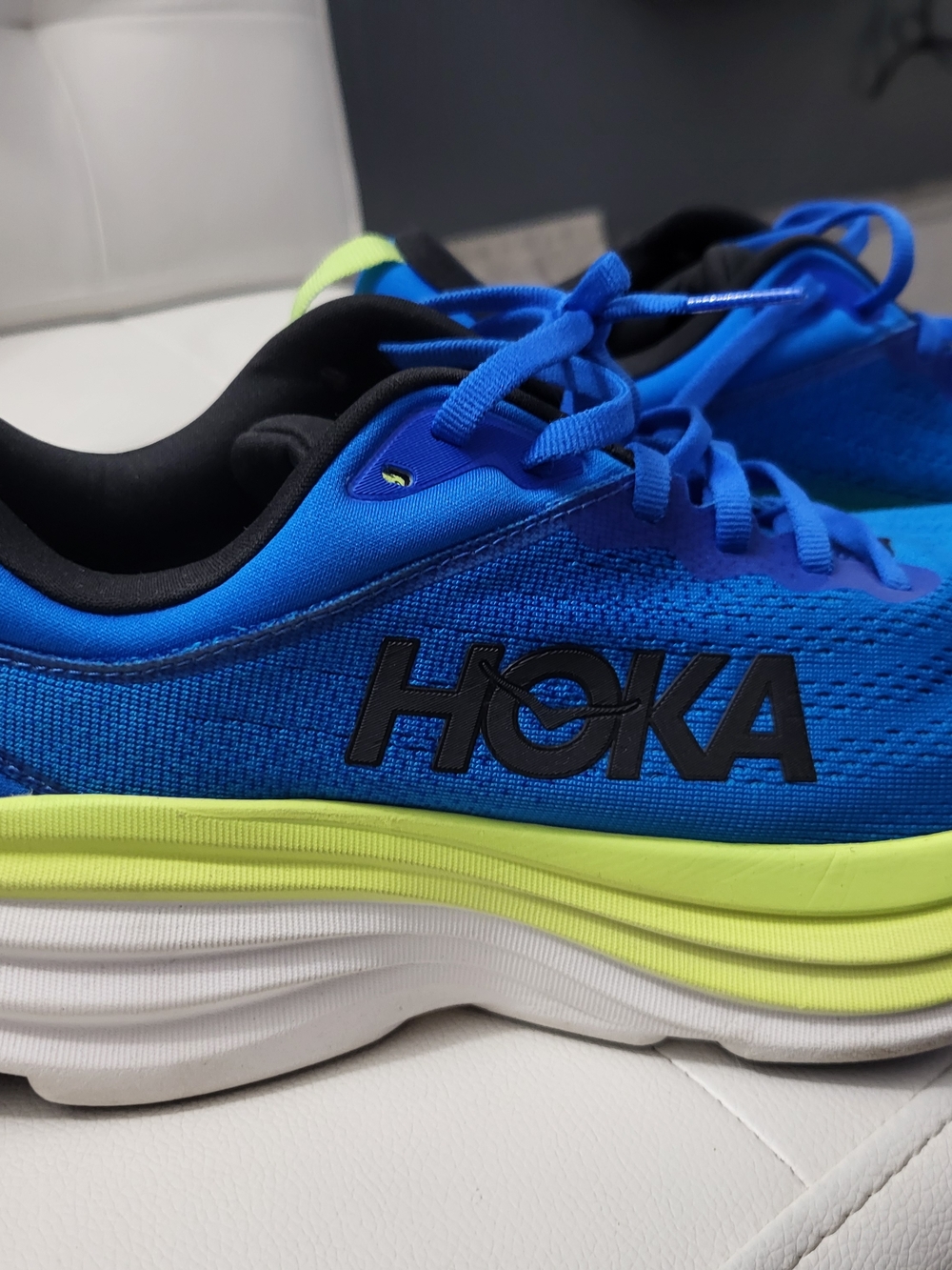 Hoka Bondi 8 Maximalist Men's Athletic Running Shoes - Picture 5 of 5